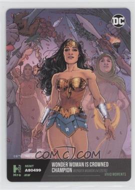 2022 HRO DC Comics Series 2 - [Base] #_VIWO - Vivid Moments - Wonder Woman Is Crowned Champion