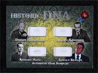 Dwight D. Eisenhower, Lyndon B. Johnson, Richard Nixon, Ronald Reagan #/12