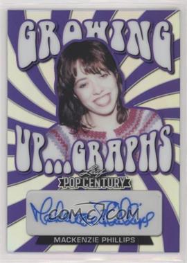 2022 Leaf Metal Pop Century - Growing Up...Graphs - Purple Prismatic #GUG-MP1 - Mackenzie Phillips /25