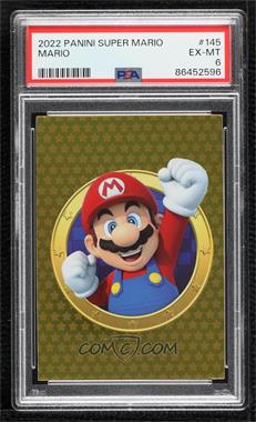 2022 Panini Super Mario - [Base] #145 - Gold - Mario [PSA 6 EX‑MT]