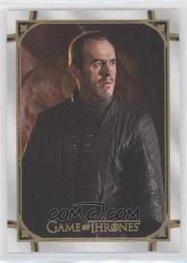 2022 Rittenhouse Game of Thrones The Complete Series Volume 2 - Iron Anniversary Expansion Set - Gold #289 - Stannis Baratheon /50