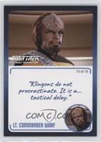 Lt. Commander Worf (