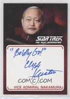 Clyde Kusatsu as Vice Admiral Nakamura (Boldly Go!)