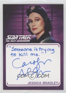 2022 Rittenhouse Star Trek: The Next Generation Archives and Inscriptions - Inscription Autographs #A45.3 - Carolyn Allport as Jessica Bradley ("Someone is trying to kill me.")