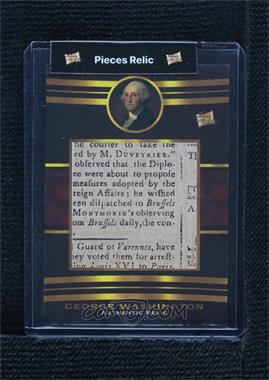 2022 Super Break Pieces of the Past One Time Edition Series 2 - Single Relics #SR-2 - George Washington [Uncirculated]