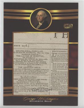 2022 The Bar - Jumbo Relics #JR-1 - George Washington