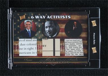 2022 The Bar Pieces of the Past Supercharged Edition - 6 Way #_ACTI - Activists - Barack Obama, Martin Luther King Jr., Abraham Lincoln, Frederick Douglass, Harriet Tubman, Sojourner Truth [Uncirculated]