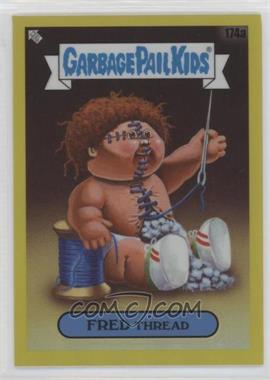 2022 Topps Chrome Garbage Pail Kids Original Series 5 - [Base] - Yellow Refractor #174a - Fred Thread /275