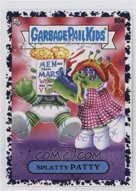 2022 Topps Garbage Pail Kids Book Worms Series 1 - [Base] - Inkwell Black #95a - SPLATTY PATTY