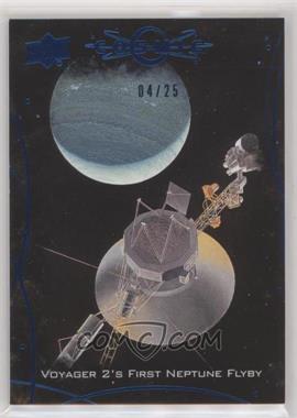 2022 Upper Deck Cosmic - [Base] - Blue Shift #43 - First Neptune Fly By - Voyager 2 /25