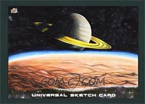 2022 Upper Deck Cosmic - Universal Sketch Card - 10 x 14 Achievement #SKT - Chris Papantoniou