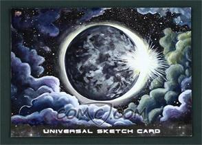2022 Upper Deck Cosmic - Universal Sketch Card - 10 x 14 Achievement #SKT - Vic Hollins