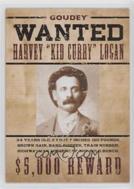 2022 Upper Deck Goudey Wild West Weekly - Wanted Variant - Parallel #W-14 - Harvey "Kid Curry" Logan /499