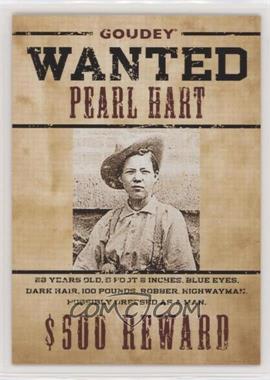 2022 Upper Deck Goudey Wild West Weekly - Wanted Variant - Parallel #W-7 - Pearl Hart /499