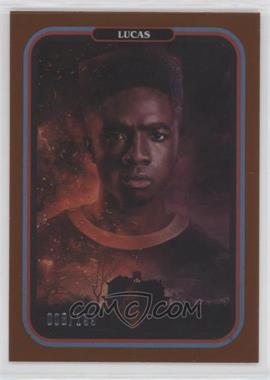 2022 Zerocool Stranger Things - Character Cards - Orange Metal #8 - Lucas /199