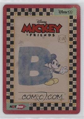 2023 Kakawow Hotbox Mickey & Friends Cheerful Times - Alphabet Cards #HDM-ZM-03 - Mickey & B