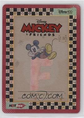 2023 Kakawow Hotbox Mickey & Friends Cheerful Times - Alphabet Cards #HDM-ZM-11 - Mickey & F