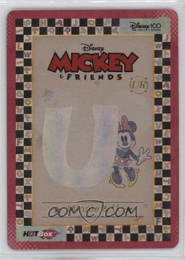 2023 Kakawow Hotbox Mickey & Friends Cheerful Times - Alphabet Cards #HDM-ZM-42 - Minnie & U