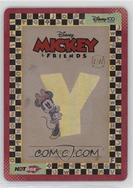2023 Kakawow Hotbox Mickey & Friends Cheerful Times - Alphabet Cards #HDM-ZM-50 - Minnie & Y