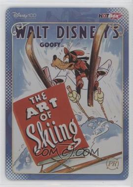 2023 Kakawow Hotbox Mickey & Friends Cheerful Times - Poster Cards #HDM-HB-32 - Goofy in The Art of Skiiing