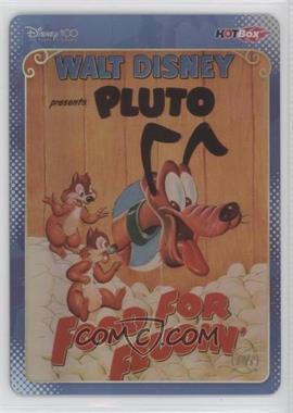 2023 Kakawow Hotbox Mickey & Friends Cheerful Times - Poster Cards #HDM-HB-36 - Pluto, Chip N' Dale in Food For Feuding