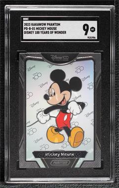 2023 Kakawow Phantom Disney 100 Years of Wonder - [Base] #PD-B-01 - Mickey Mouse [SGC 9 MINT]