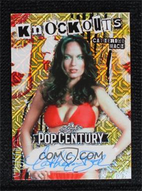 2023 Leaf Metal Pop Century - Knockouts Autographs - Gold Mojo #K-CB1 - Catherine Bach /1