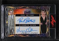 Paul Bettany, Elizabeth Olsen [Uncirculated] #/2