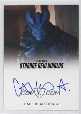 2023 Rittenhouse Star Trek Strange New Worlds Season 1 - Autographs #_CAAL.2 - Full Bleed - Carlos Albornoz as Buckley