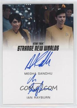 2023 Rittenhouse Star Trek Strange New Worlds Season 1 - Autographs #_MSIR - Dual - Megha Sandhu as Angela Martine, Ian Rayburn as Robert Tomlinson