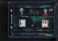 Johann Sebastian Bach, Wolfgang Amadeus Mozart [Uncirculated] #/1