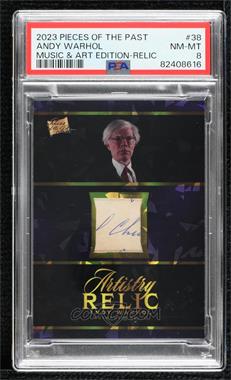 2023 The Bar Pieces of the Past Art & Music Edition - Artistry Relics #38 - Andy Warhol [PSA 8 NM‑MT]