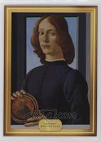Portrait of a Young Man Holding a Roundel - Sandro Botticelli