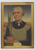 Woman with Plants - Grant Wood