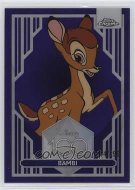 2023 Topps Chrome Disney 100 - [Base] - Purple Refractor #94 - Bambi /299