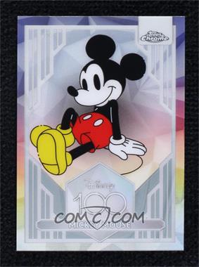 2023 Topps Chrome Disney 100 - [Base] - Refractor #1 - Mickey Mouse