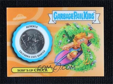2023 Topps Garbage Pail Kids Go on Vacation - State Quarters #SQ-CA - Surf's Up Chuck /99