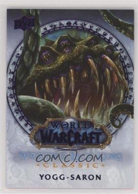 2023 Upper Deck Wrath of the Lich King - [Base] - Frost Lotus #12 - Yogg-Saron