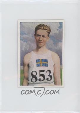 1928 Die Welt in Bildern Album 3 Olympiade 1928 - Tobacco [Base] - Salem Back #112-3 - Erik Lundqvist [Good to VG‑EX]