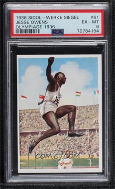 1936 Lodix Olympiade 1936 - [Base] #2-61 - Jesse Owens [PSA 6 EX‑MT]