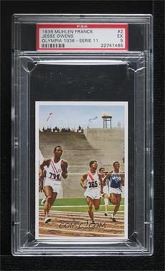 1936 Muhlen Franck Olympia 1936 Berlin - [Base] #11-2 - 200-m-Lauf (Jesse Owens) [PSA 5 EX]