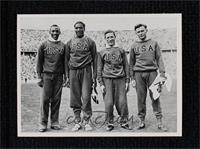 Jesse Owens, Ralph Metcalfe, Foy Draper, Frank Wykoff [Good to VGR…