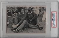 Jesse Owens, Helen Stephens [PSA 2 GOOD]