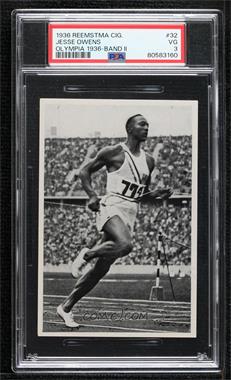 1936 Reemtsma Olympia 1936 - Band II - Tobacco [Base] #32 - Jesse Owens [PSA 3 VG]