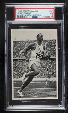 1936 Reemtsma Olympia 1936 - Band II - Tobacco [Base] #32 - Jesse Owens [PSA 3 VG]