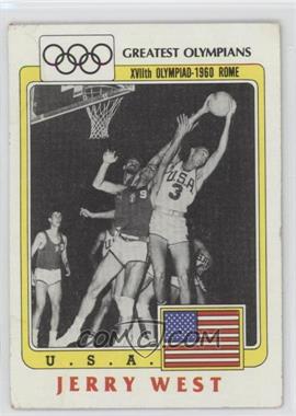 1983 History's Greatest Olympians - [Base] - 7-Eleven Rings #91 - Jerry West [Good to VG‑EX]