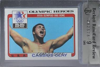 1984 M&M's Olympic Heroes - [Base] #7 - Cassius Clay [BRCR 9]