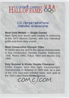 U.S. Olympic Hall of Fame Distinctive Achievements