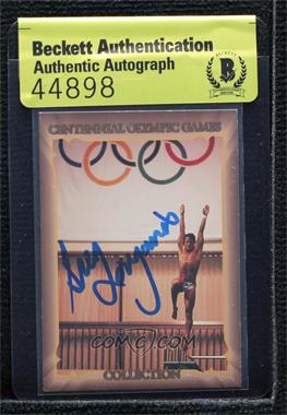 1996 Collect-A-Card Centennial Olympic Collection - [Base] #33 - Greg Louganis [BAS Authentic]