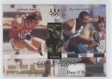 1996 Upper Deck Olympicard - [Base] #124 - Passing the Torch - Bruce Jenner, Dan O'Brien